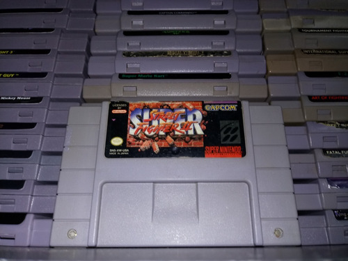 Fita - Super Street Fighter Ii Original Super Nintendo Snes (Usado)