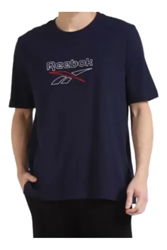 Playera Deportiva Reebok Classic Logo Vector Hombre Gs9137