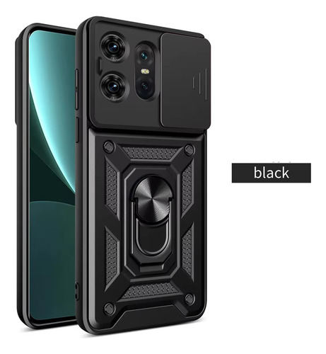 Funda Capa Capinha Anel Camshield Motorola Edge 50 Neo