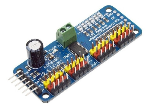 Módulo Pca9685 Controlador Servo Motor 16 Salida Pwm Arduino