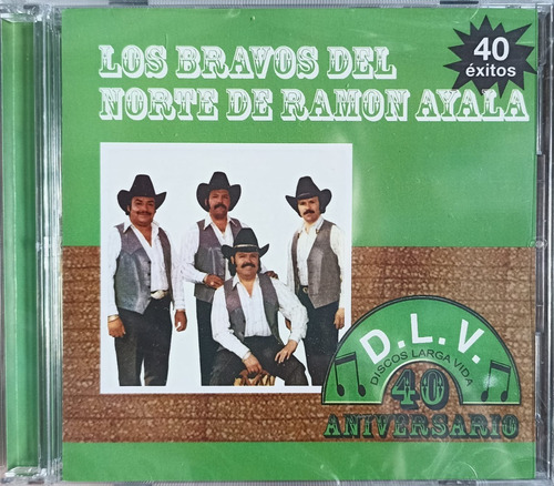  Los Bravos Del Norte De Ramon Ayala 2cds 40 Exitos D.l.v