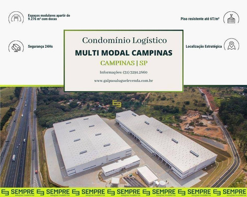 Imagem 1 de 8 de Galpão Para Alugar Em Campinas/sp - Ga1382