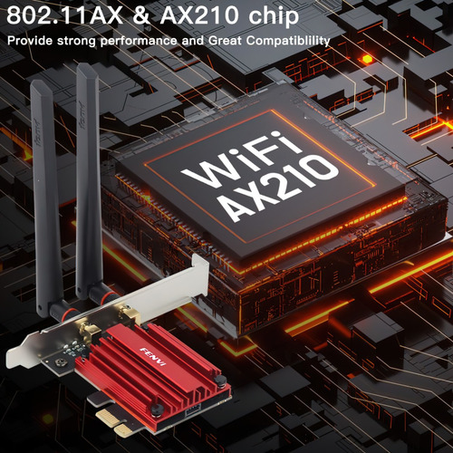 Tarjeta Wifi 6e/bluetooth 5.3 Alta Velocidad De Conexión.