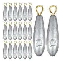 Comprar 20 Piezas Pesas Pesas Pesca Pesas Pesca Caída De Lluvia Bala