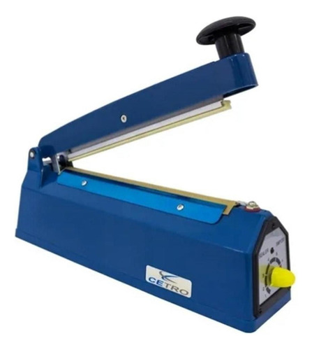 Seladora Manual 110v 8 Níveis 10cm Azul - Selagem Rápida