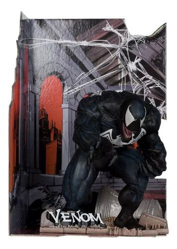 Estatua Mcfarlane 18 Marvel Collection Spiderman Venom 14768
