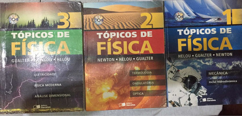 Livros Tópicos De Física - Coleção 3 Volumes - 20° Edição