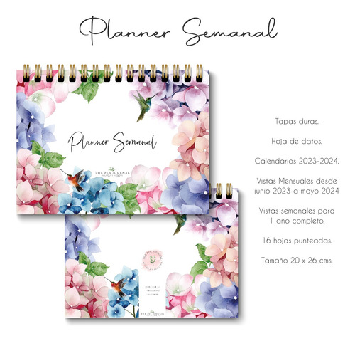 Planner Planificador Semanal + Stickers