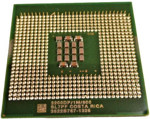 Procesador Intel Xeon Sl7pf 3200dp 1m 800 604pin Fcpga4/mpga