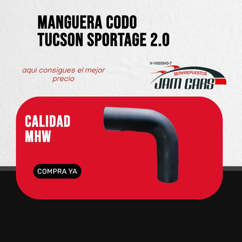 Manguera Codo Retorno Elantra Tucson Sportage 2.0