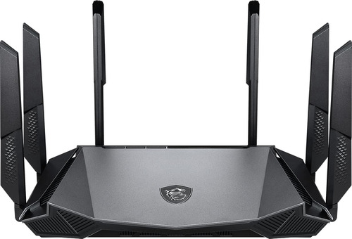 Msi Radix Ax6600 Wifi 6 Tri-band Gaming Router, Ai Qos