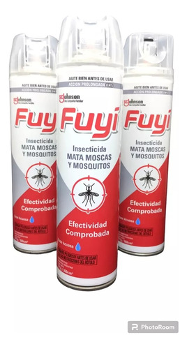 Insectisida Fuyi Mata Mosquitos Y Moscas 360 Cm3 X 3 Un