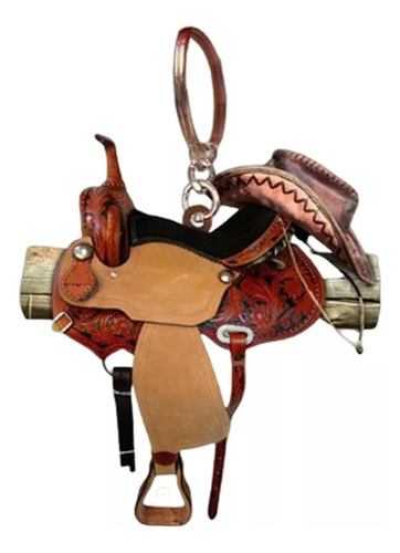 Llavero Cowboy Unique Con Forma De Montura De Caballo