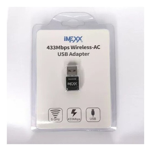 Adaptador De Red Usb Wi-fi 5ghz 433mbps