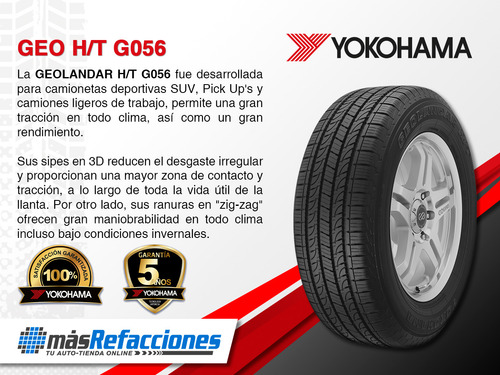 Llanta Yokohama 235/80r17 120/117r Geolandar Ht G056