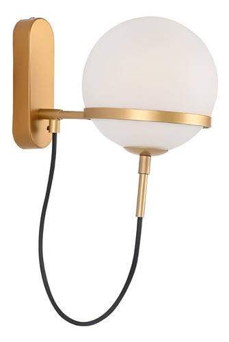 Arandela Bora Bora Dourada 1 Lamp Arquitetizze Ar10812-1.000