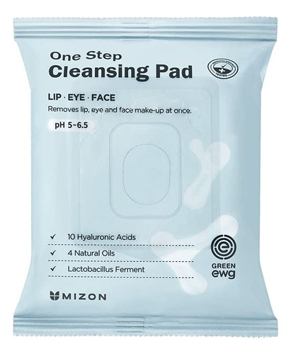 Mizon One Step Cleansing Pad - Toallitas Limpiadoras De Ph B