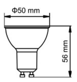 Imagen 4 de 7 de Pack X 5 Lamparas Dicroicas Led Gu10 220v Candil Luz Color