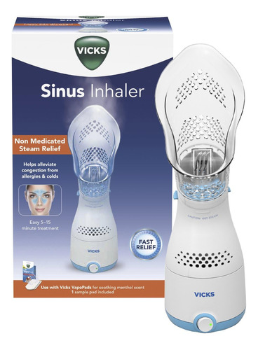 Vicks - Vaporizador Facial Con Inhalador De Vapor Personal S