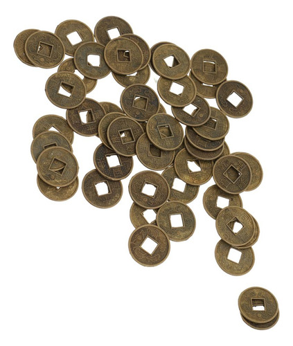 2 De 50pcs Monedas Chinos De Feng Shui Antigua Fortuna I