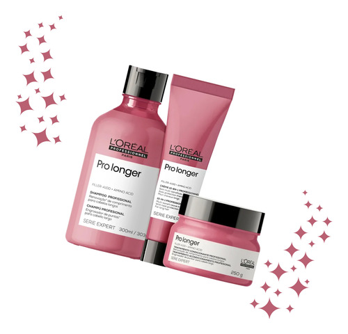 Loreal Pro Longer Kit Shampoo Máscara E Cpp