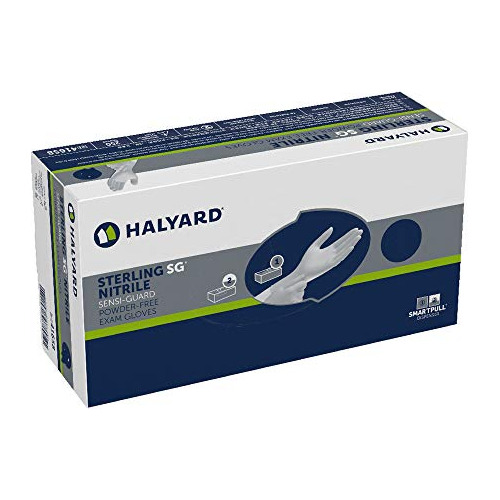 Halyard Sterling Sg Guantes De Examen De Nitrilo Sin Polvo, 