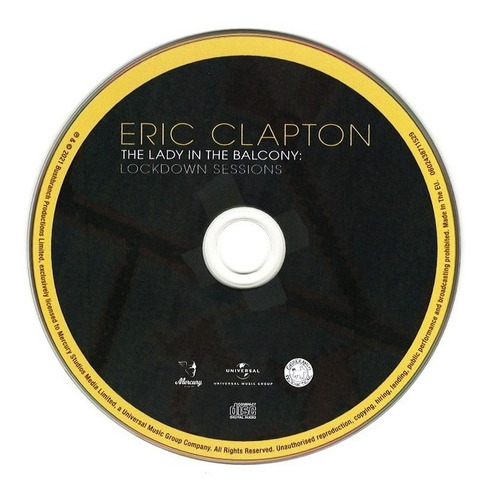 Eric Clapton Cd The Lady In Balcony 2021 Europa Cerradoenvio
