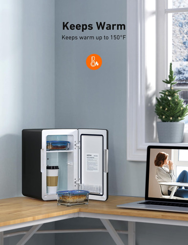 Mini Refrigerador Portátil De 6 Litros/8 Latas Para Cuidado