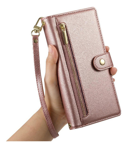 Funda Abatible For Realme Gt6 5g Con Ranuras For Tarjetas