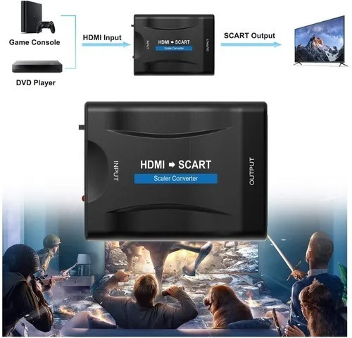 Conversor Adaptador Hdtv A Scart Pal / Ntsc
