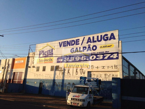 Galpão Comercial Para Venda E Locação, Jardim Nova Terra (nova Veneza), Sumaré - Ga0048. - Ga0048