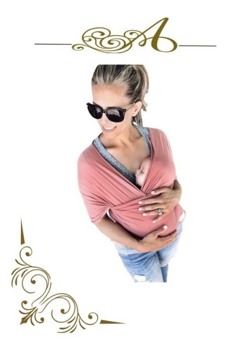 Imagen 1 de 2 de Fular Porta Bebe Marsupial De Algodón Talla L - Xl