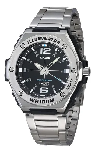 Reloj Casio Illuminator Para Hombre De Cuarzo, Resistente Al
