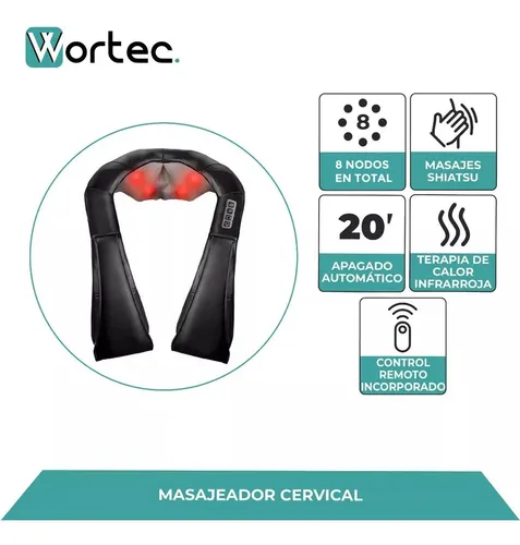 Masajeador Cervical Espalda Cuello Hombros Masajes