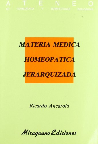 Libro Materia Médica Homeopática Jerarquizada De Ancarola Ri
