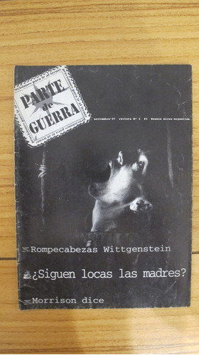 Revista Parte De Guerra Numero 2 Noviembre 1997