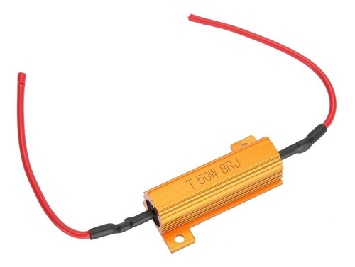 Imagen 4 de 10 de Resistencia De Carga De Bombillas 2pcs 50w 8ohm Wirewound De