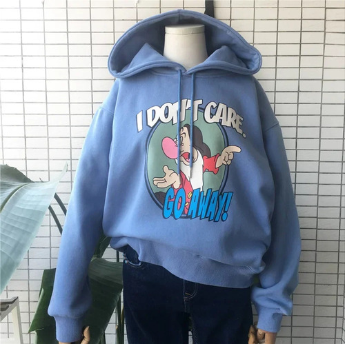Sudadera Con Capucha De Felpa Estilo Bf Coreano 2024 Para Mu