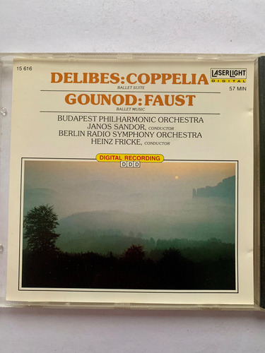 Léo Delibes Charles Gounod The Budapest Faust 1989 Usa Cd Estándar (Usado)