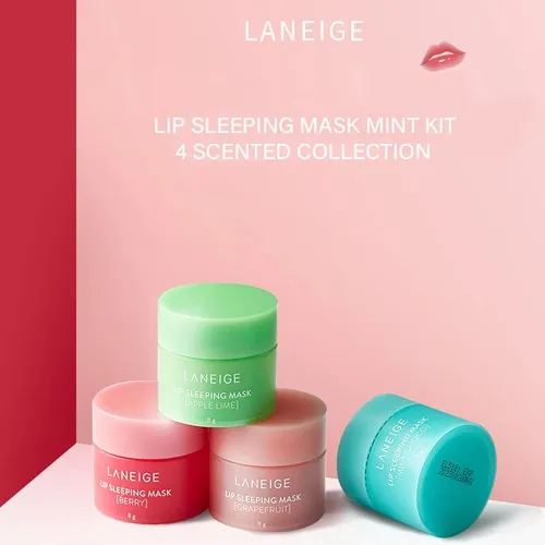 Miniset De 4 Unidades De Bálsamo Labial Coreano Laneige Lip