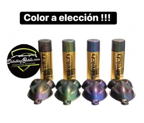 Vinilo Camaleón Stretch Spray Removible 4 Tonos Envío Gratis