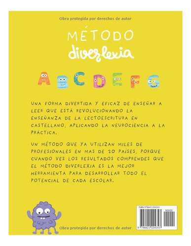 Aprender A Leer Con El Metodo Diverlexia: Nivel 3: Consonant