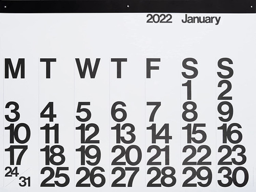 Stendig Calendario De Pared De 2018