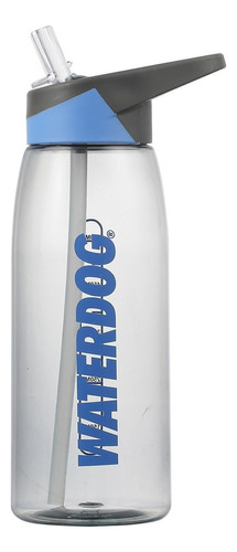 Botella Hidratacion Waterdog  Gym Running 750 Ml Ornos Color Blue