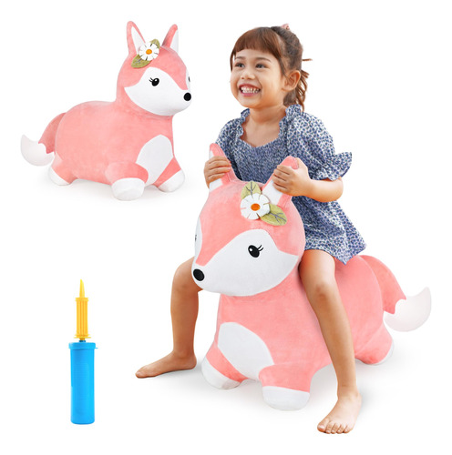 Iplay, Ilearn Bouncy Pals - Caballo Saltador De Zorro Rosa,