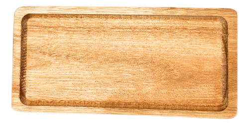 Tabla Cavada Eucalipto 14x30 Cm Bar Cafetería Restaurante Tabla Cavada Marrón Claro