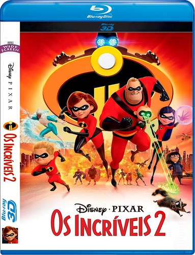 Os Incriveis 2 (3d) Bluray Dublado E Legendado