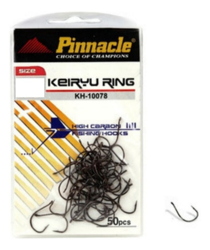 Anzol Pinnacle Keiryu Ring N 3 50pçs Maruri Pesca