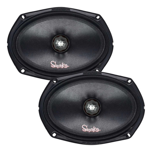 Par De Falante Medio Grave Snake Aw-280 6x9 280w Rms 4 Ohms