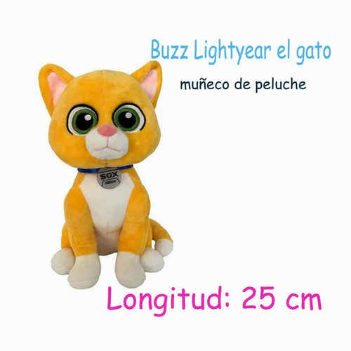 Peluche De Gato Robot Buzz Lightyear Sox, 25 Cm